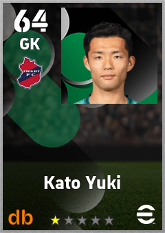Kato Yuki — GK, OVR 64, MAX 64