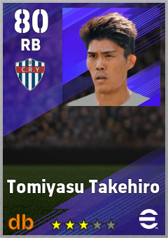 Tomiyasu Takehiro eFootball player card