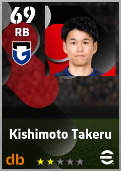 Kishimoto Takeru eFootball player card