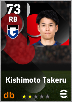 Kishimoto Takeru eFootball player card