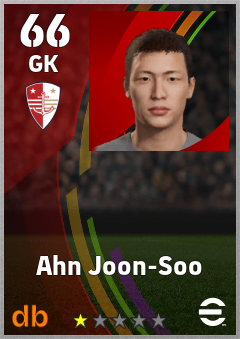 Ahn Joon-Soo — GK, OVR 66, MAX 66