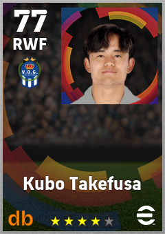 Kubo Takefusa eFootball player card
