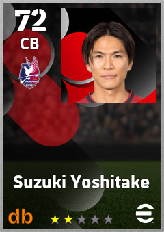 Suzuki Yoshitake eFootball player card