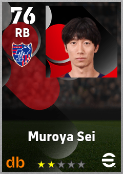 Muroya Sei — RB, OVR 76, MAX 76