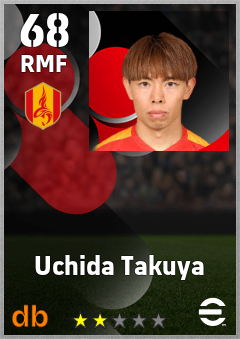 Uchida Takuya eFootball player card
