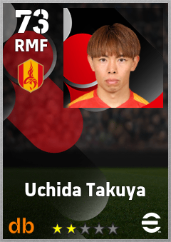 Uchida Takuya — RMF, OVR 73, MAX 73