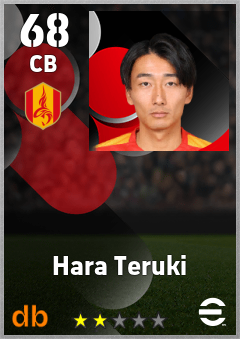 Hara Teruki eFootball player card