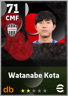 Watanabe Kota eFootball player card