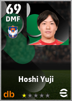 Hoshi Yuji eFootball player card
