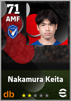Nakamura Keita — AMF, OVR 71, MAX 71