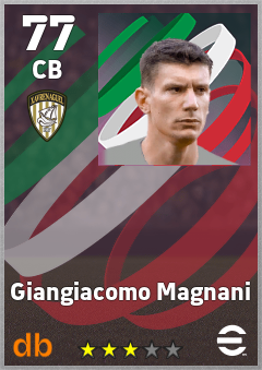Giangiacomo Magnani — CB, OVR 77, MAX 77
