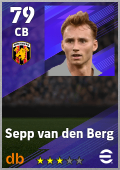 Sepp van den Berg — CB, OVR 79, MAX 79