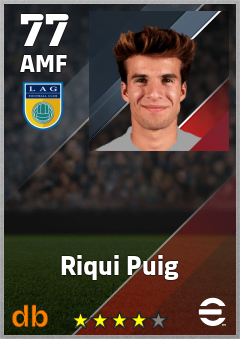 Riqui Puig — AMF, OVR 77, MAX 77