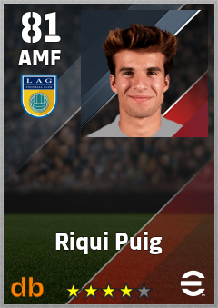 Riqui Puig — AMF, OVR 81, MAX 81