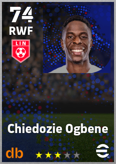 Chiedozie Ogbene eFootball player card