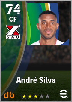 André Silva — CF, OVR 74, MAX 74