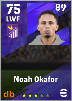 Noah Okafor eFootball player card