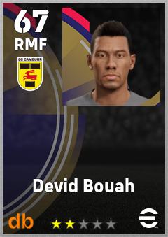 Devid Bouah — RMF, OVR 67, MAX 67