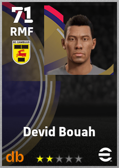 Devid Bouah eFootball player card