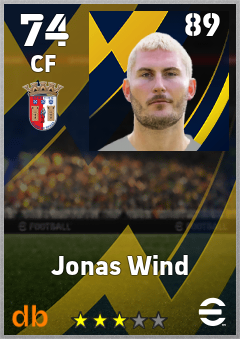 Jonas Wind eFootball player card