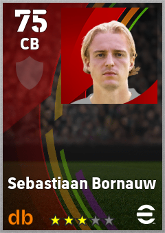 Sebastiaan Bornauw eFootball player card