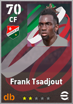 Frank Tsadjout — CF, OVR 70, MAX 70
