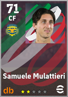 Samuele Mulattieri — CF, OVR 71, MAX 71