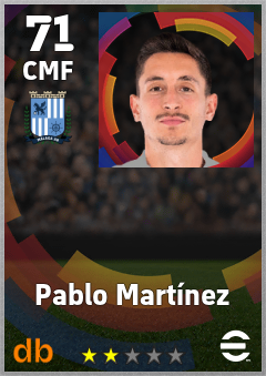 Pablo Martínez — CMF, OVR 71, MAX 71
