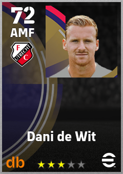Dani de Wit — AMF, OVR 72, MAX 72