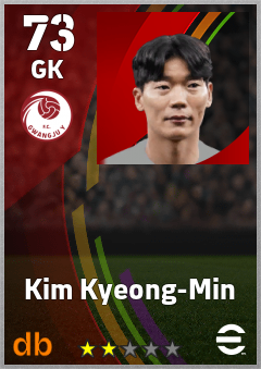 Kim Kyeong-Min — GK, OVR 73, MAX 73
