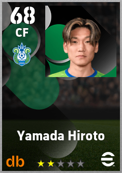 Yamada Hiroto — CF, OVR 68, MAX 68