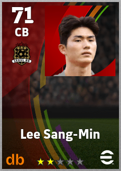 Lee Sang-Min eFootball player card