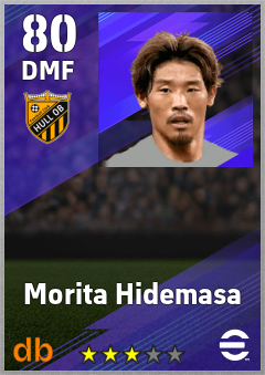 Morita Hidemasa — DMF, OVR 80, MAX 80
