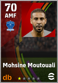 Mohsine Moutouali — AMF, OVR 70, MAX 70
