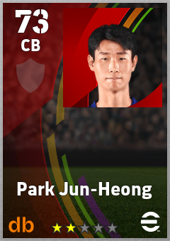 Park Jun-Heong — CB, OVR 73, MAX 73