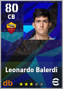 Leonardo Balerdi eFootball player card