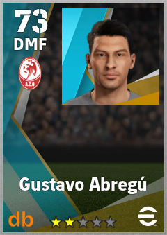 Gustavo Abregú — DMF, OVR 73, MAX 73