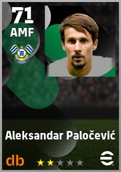 Aleksandar Paločević — AMF, OVR 71, MAX 71