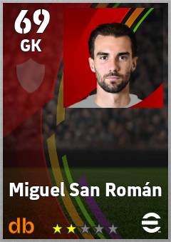 Miguel San Román eFootball player card