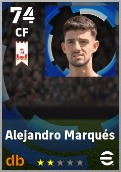 Alejandro Marqués — CF, OVR 74, MAX 74