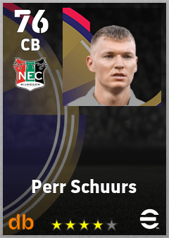 Perr Schuurs eFootball player card