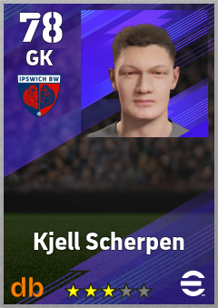 Kjell Scherpen — GK, OVR 78, MAX 78