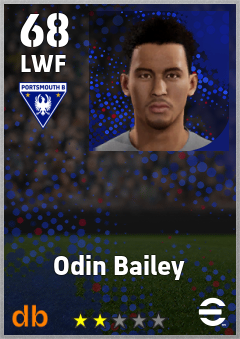 Odin Bailey — LWF, OVR 68, MAX 68