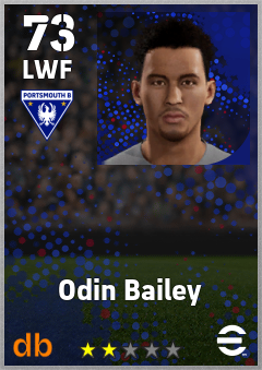 Odin Bailey — LWF, OVR 73, MAX 73