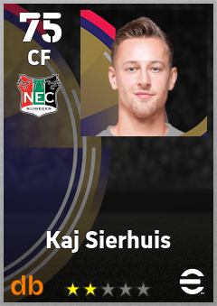 Kaj Sierhuis — CF, OVR 75, MAX 75