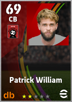 Patrick William eFootball player card