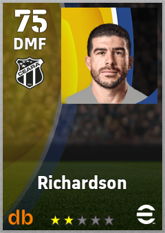 Richardson — DMF, OVR 75, MAX 75
