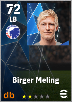 Birger Meling — LB, OVR 72, MAX 72