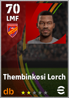Thembinkosi Lorch — LMF, OVR 70, MAX 70
