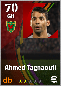 Ahmed Tagnaouti — GK, OVR 70, MAX 70